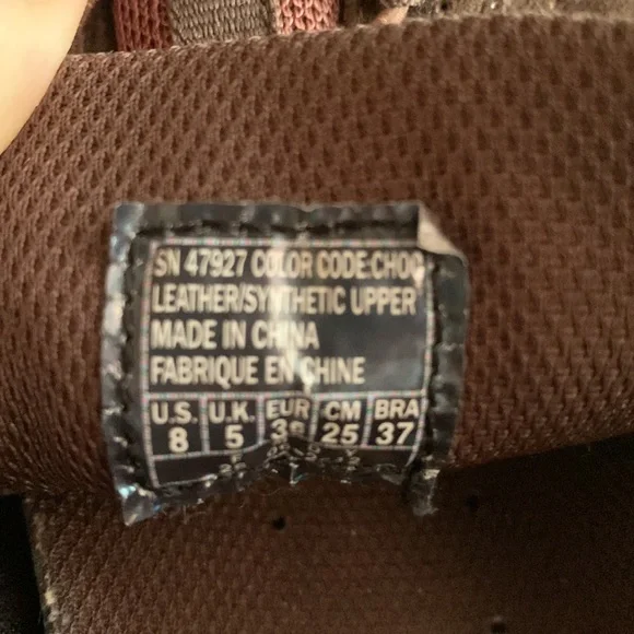 Skechers brown, slip-on shoes.  Size 8 - Picture 4 of 4